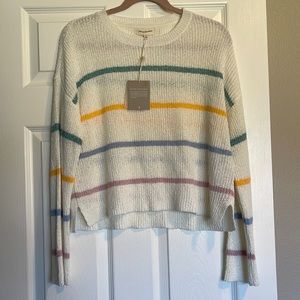 Thread & Supply Striped Pullover Large